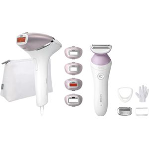 Philips Lumea IPL 8000 Series BRI947/00 + Philips BRL136/00 Damenrasierer