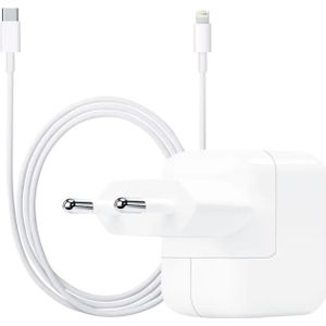 Apple USB-C-Ladegerät 30 W + Apple Lightning-Kabel 1 m Kunststoff Weiß