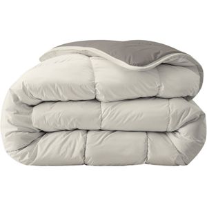 Zelesta Royalbed - Zartes Grau & Creme - 200x200cm