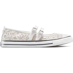 Converse Chuck Taylor All Star Dainty Mary Jane Romantic Lace voor Vrouwen in Silver Flowers, Maat EU 37