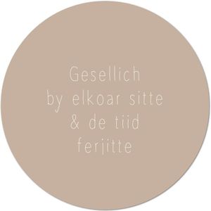 Krúskes Muurcirkel Gesellich by elkoar sitte - 30 cm