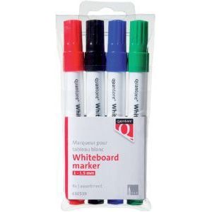 Krúskes Whiteboardstiften - Quantore - Assorti - 4 stuks