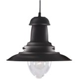 Searchlight Schwarze HängelampeFisherman Ø 32cm