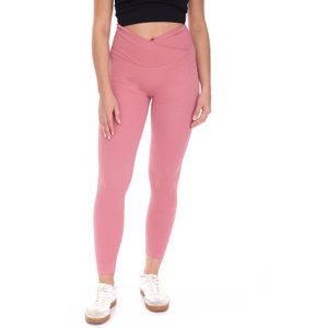 YOU DO YOU Damen Leggings modische Fitness-Hose Workout-Hose Sport-Tights High Waist Yoga-Mode 904991 Alt-Rosa