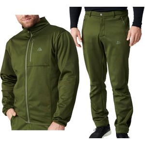 DANISH ENDURANCE nachhaltige Herren Softshell-Jacke ODER Softshell-Hose mit Fleece Oeko-Tex zertifiziert Grün