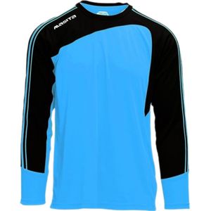 masita Kinder Fitness-Pullover mit ClimaTech+ Technologie Langarm-Shirt für Jungen und Mädchen Sport-Trikot Torwarttrikot 8516-2315J Blau/Schwarz