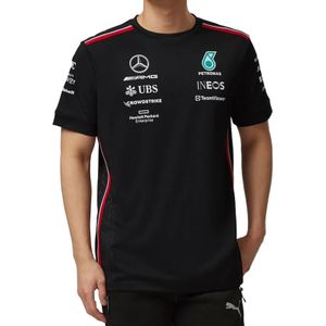 Mercedes-Benz AMG Petronas F1 2023 Team-Shirt Herren T-Shirt Motorsport Kurzarm 701223428 001 Schwarz