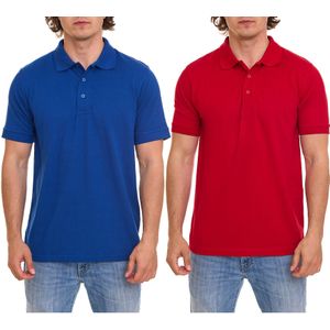 Regatta Professional Herren Shirt mit Baumwolle nachhaltiges Poloshirt TRS143 Rot oder Blau