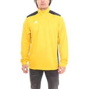 adidas REGISTA 18 Herren Trainings-Shirt 1/4 Zip mit CLIMALITE Technologie Pullover CZ8648 Gelb