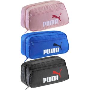 PUMA funktionale Kultur-Tasche praktischer Kosmetik-Beutel mit integriertem Haken 90303 Blau, Schwarz oder Rosa