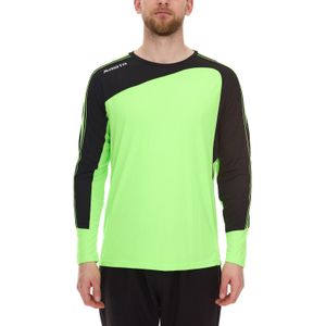 masita Herren Fitness-Pullover mit ClimaTech+ Technologie Langarm-Shirt Sport-Trikot Torwarttrikot 8516-4215 Neon-Grün/Schwarz