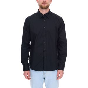 ELEVATE Hamell Langarm-Hemd schlichtes Herren Business-Hemd Popelin 118 g/m2 3816899 Schwarz