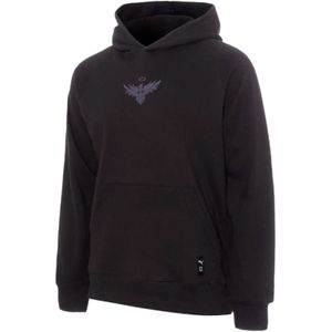 PUMA Melo Alwayz On Hoodie nachhaltiger Herren Kapuzen-Pullover Baumwoll-Hoodie 320 g/cm² 625991 01 Schwarz