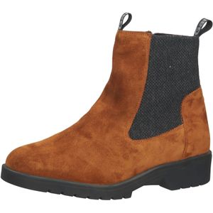Ganter Damen Stiefeletten Echtleder-Schuhe mit Reißverschluss und Wechselfußbett Weite G 2-20 5583  9600 Braun