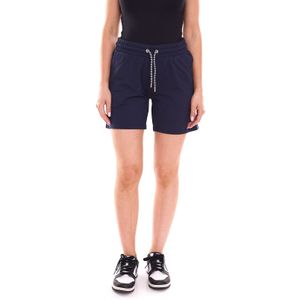 DELMAO Damen Sweat-Shorts kurze Hose mit seitlichen Eingriffstaschen 42158860 Navy