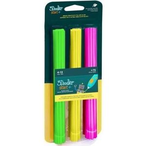3Doodler 75 Refills neon groen/geel/roze