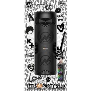 N-Gear Let's Go Party 5150 Speaker Zwart