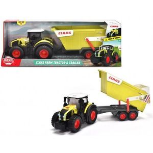 Dickie Claas Farm Tractor en Trailer 64cm