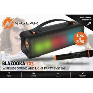 N-Gear Let's Go Party Blazooka 703 Zwart