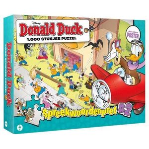 Donald Duck Spreekwoordenstrijd #2 (1000 Stukjes)