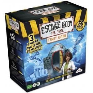 Escape Room The Game - Time Machine Family Edition: Spannend gezelschapsspel voor 3-5 spelers vanaf 10 jaar. Ontsnap binnen 60 minuten!