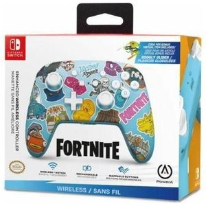Switch PowerA Wireless Controller Fortnite Sticker Mania