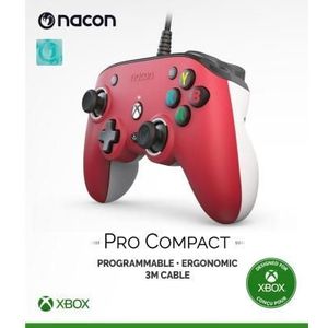 XBOX Series X Nacon Wired Pro Compact Controller Rood