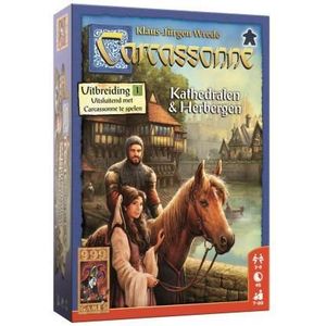 Carcassonne 6 spelers - Kathedralen & Herbergen uitbreiding