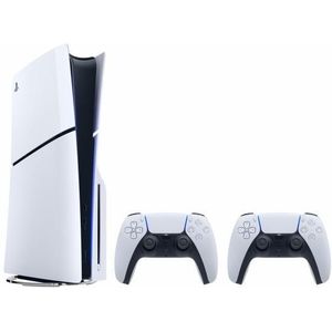 PS5 1TB Slim White Console met 2 DualSense Control