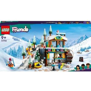 LEGO Friends Vakantie skipiste en café Wintersport Set met Dieren Figuren 41756