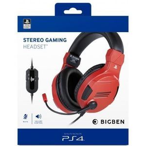 PS4 Official Stereo Gaming Headset V3 Rood