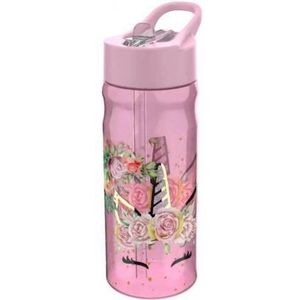 Lunch Buddies sportfles 500ml Unicorn Flower