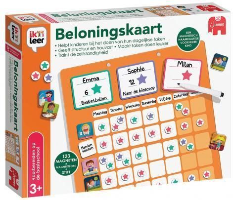 Jumbo - Ik Leer - Beloningskaart - Leersysteem - Vanaf 3 jaar - Educatief spel