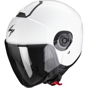 Scorpion Exo-City II Solid White Jet Helmet Maat L