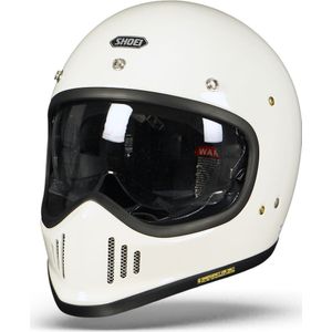 Shoei Ex-Zero Off Wit Crosshelm Maat S