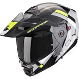 Scorpion ADX-2 Galane Grijs-Zwart-Neon Geel Adventure Helm