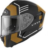 Airoh Helmet Spark Thrill Gold Matt Integraalhelm Maat XL