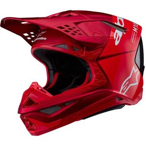Alpinestars Supertech S-M10 Flood Helmet Ece 22.06 Red Fluo