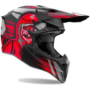 Airoh Wraaap Cyber Rood Matt Offroad Helm Maat S