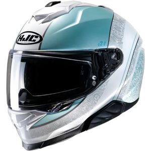 Hjc I71 Sera Wit Blauw Mc2 Integraalhelm Maat S