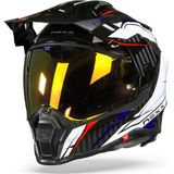 Nexx X.WRL Atika Wit Rood Adventure Helm Maat XL