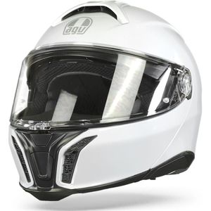 AGV Tourmodular Solid Stelvio Wit Systeemhelm Maat M