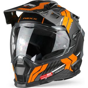 Nexx X.WED2 Wild Country Zwart Oranje Mat Adventure Helm