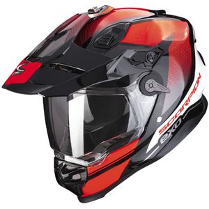 Scorpion ADF-9000 Air Trail Zwart Rood Adventure Helm Maat S