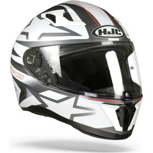 HJC I70 Cravia MC10SF Wit Grijs Rood Integraalhelm Maat 2XL