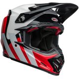 Bell Moto9S Flex Hello Cousteau Stripes Rood Offroad Helm