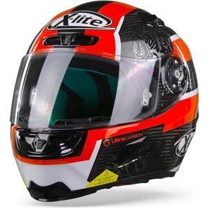 X-Lite X-803 Ultra Carbon 53 Petrucci Carbon Zwart Rood Wit