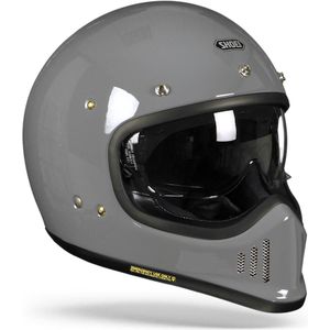 Shoei Ex-Zero Basalt Grijs Crosshelm Maat XL