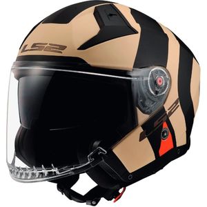 LS2 OF603 Infinity II Special Matt Zand 06 Jet Helm Maat M