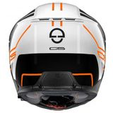 Schuberth C5 Master Wit Oranje Systeemhelm Maat L